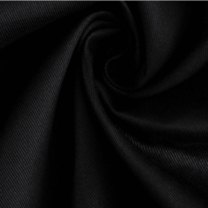 Polyester Viscose twill Uniform Black 10756