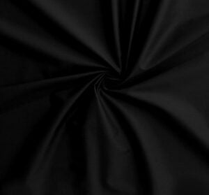 cotton sateen fabric black